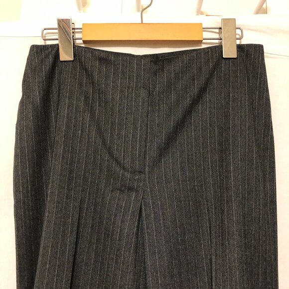 Melanie Lyne Gray Pinstripe Dress Pants - Picture 1 of 9